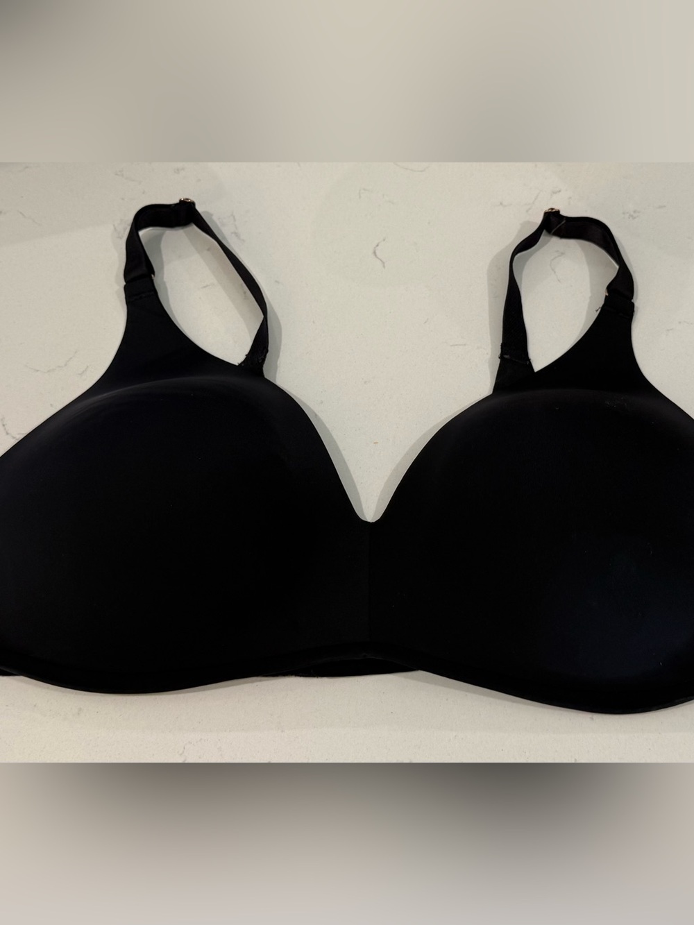 40C Soma Bra Vanishing 360 Back Front Close Perfect Coverage Adjustable Black